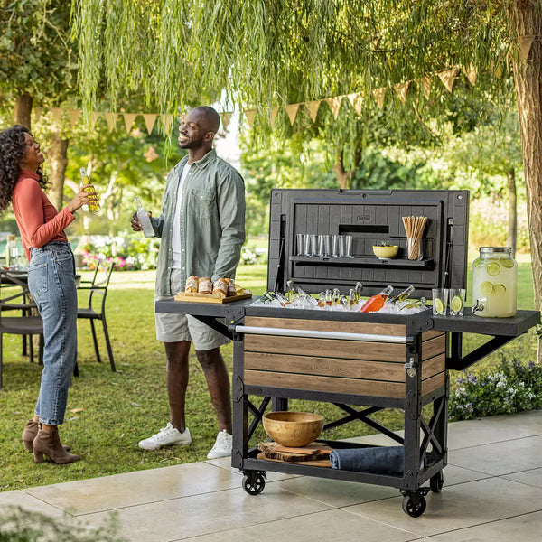 Keter Patio Cooler and beverage cart