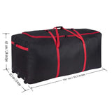 9ft Christmas Tree Storage Bag With Wheels and Heavy Duty Carry Handles