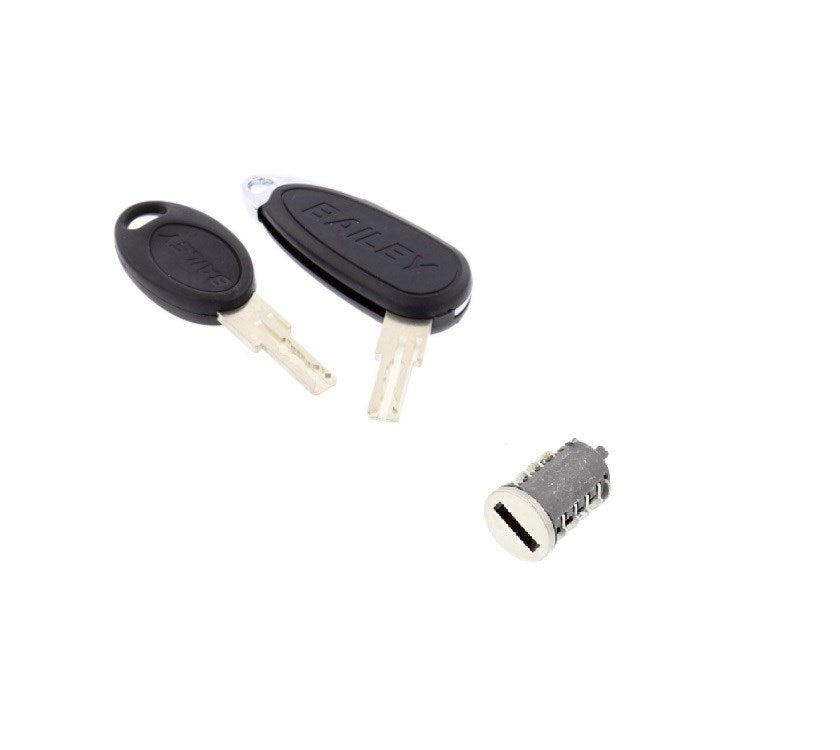 Hartal Bailey Door Lock Replacement Barrel With 2 Keys Thompson caravans Ltd