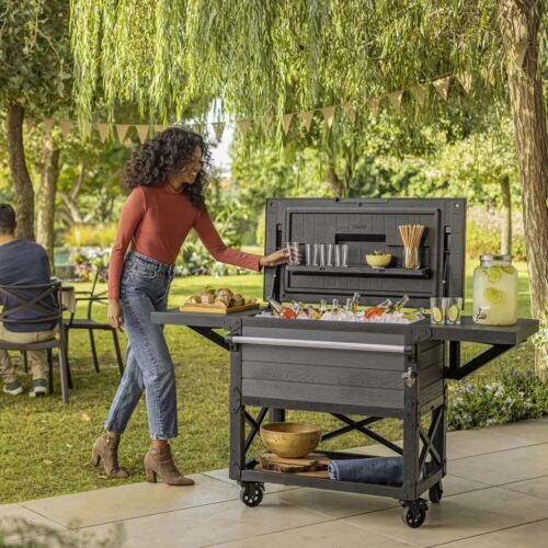 Keter Patio Cooler and beverage cart